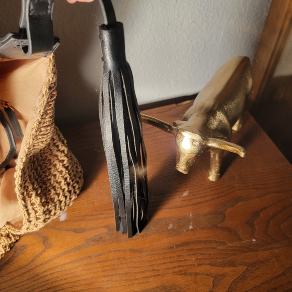 Nordstroms Purse Straw/Rope New w Tag - Picture 5 of 5